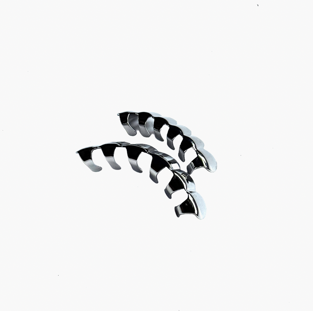 SILVER GRILLZ SET