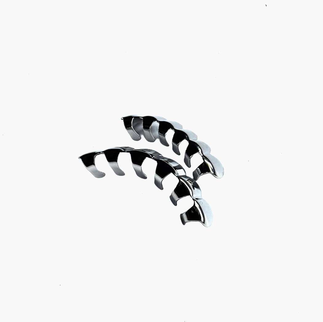 SILVER GRILLZ SET